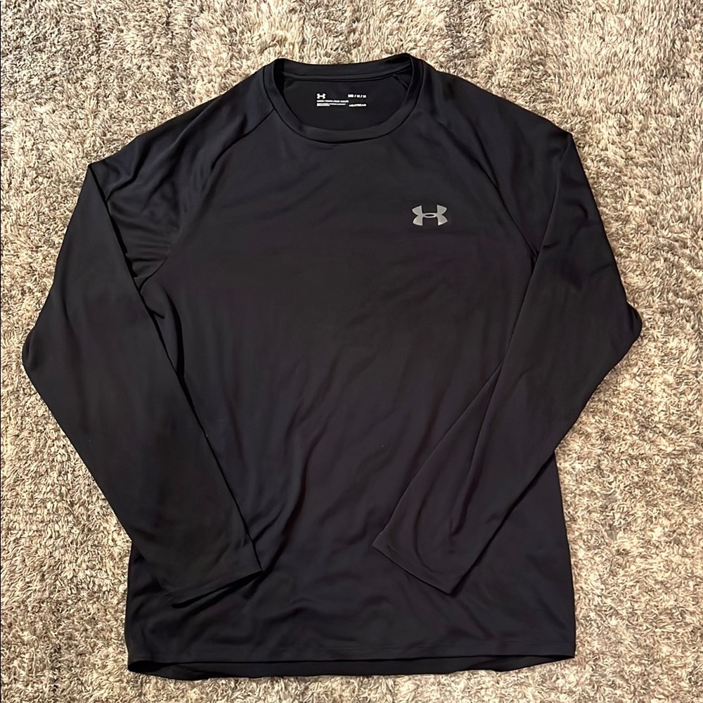 Under Armour Black Long Sleeve Performance Tee